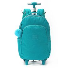 Mochila Juvenil De Rodinhas Larissa Manoela Verde - UP4YOU