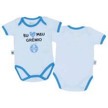 Body Bebê Grêmio Frase Eu Amo Meu Grêmio Oficial
