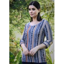 Blusa 3/4 Estampada Preto | Pau a Pique PRETO - P