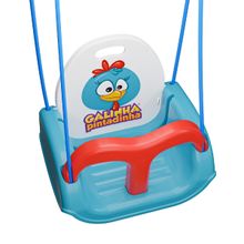 Cadeirinha de Balanço Infantil Meu Balancinho Galinha Pintadinha Pais e Filhos 790579