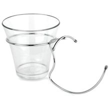 Balde para Champagne Forma com Suporte Transparente