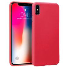 Capa Silicone Aveludado Compatível Iphone X Vermelho