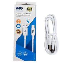 CABO CARREGADOR E DADOS USB TYPE C 3.0 A 1M CAUS-100C- PROELETRONIC