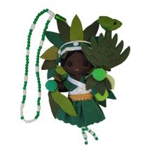 Orixá Ossaim com Guia - Artesanal