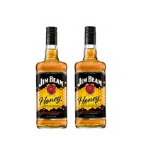 Kit Whiskey Jim Beam Honey 1000ml 2 unidades