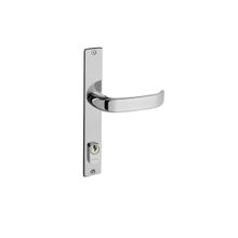 FECHADURA PORTA ALUMINIO PADO 661 MAGNUM CROMADA PERFIL ESTREITO FERRO AÇO