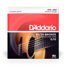 Encordoamento P/ Violão Aço D&amp;#039Addario EJ12 13/56 - EC0274