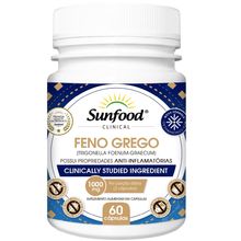 FENO GREGO 1000MG 60 CAPSULAS SUNFOOD CLINICAL