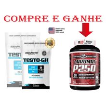 COMPRE TESTO GH REFIL 30 CAPSULAS E GANHE CHROMAX P250 30CAPS.