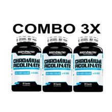 CHROMIUM PICOLINATE 60 CAPS. MELHOR COMBO 3X MENOR PREÇO