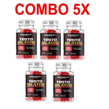 Combo 5xTesto Gh Dilated - 120 Caps. Linha Premium