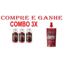 Combo 3x Testo Gh Dilated - 120 Caps. Linha Premium e Ganhe Thermo Cuts