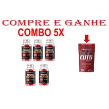 Combo 5x Testo Gh Dilated - 120 Caps. Linha Premium e Ganhe Thermo Cuts