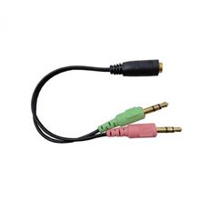 Cabo Adaptador Splitter Divisor De Fone E Microfone 2 P2