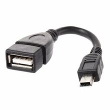 Cabo Adaptador Otg Mini V3 Usb Femea 13Cm Para Celular