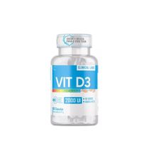 Vitamina D3 2000ui Vit D + K2 Mk7 + Cálcio - 60 Cápsulas