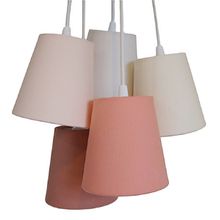 Lustre Pendente Luminária Teto Quarto Sala Escritório Cores Suaves