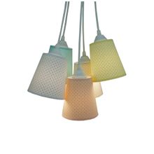 Lustre Pendente Cacho Suave Arabescos Colors Bivolt
