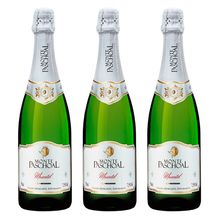 Kit 03 Unidades Espumante Monte Paschoal Moscatel 750ml