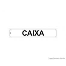 Placa Sinal.Pvc 05X25Cm Caixa Ref2255