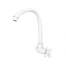 Torneira Tigre Cozinha Parede Alta Cross Branca 1/2-3/4 Bl