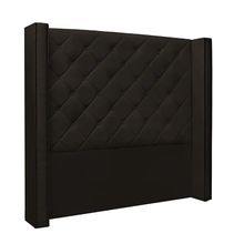 Cabeceira Cama Box Solteiro 90cm Vicenza Corano Marrom - Sheep Estofados