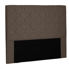 Cabeceira Cama Box Solteiro 90cm Tânia Suede Caramelo - Sheep Estofados