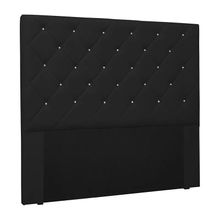 Cabeceira Cama Box Solteiro 90cm Tânia Corano Preto - Sheep Estofados