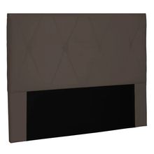 Cabeceira Cama Box Solteiro 90cm Aquilla Suede Café - Sheep Estofados
