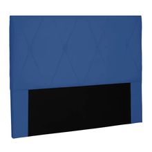 Cabeceira Cama Box Solteiro 90cm Aquilla Suede Azul Marinho - Loja Sheep