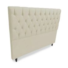 Cabeceira Cama Box Solteiro 100cm Nicole Suede Bege - Sheep Estofados