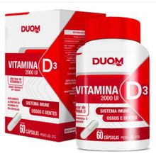 Vitamina D3 2000UI Duom 60Cápsulas