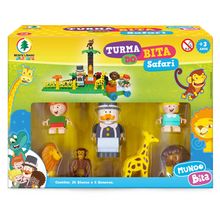 Safari Turma do Bita 30 Blocos e 4 Bonecos 0390 - Monte Libano