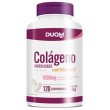 COLÁGENO HIDROLISADO COM VITAMINA C 1000MG 120 CPR - DUOM