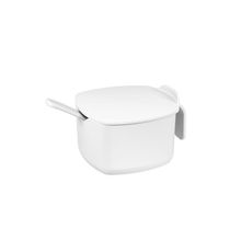 Pote De Mantimentos Cozinha  Açucareiro 300ml Com Tampa e Colher De Plástico