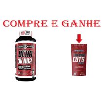 Bcaa 3k No2 Pote 120 Cáps. - Furious Nutrition Importada e Ganhe Thermo Cuts