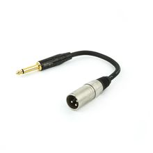 Cabo XLR para P10 Profissional Mono - 20 cm