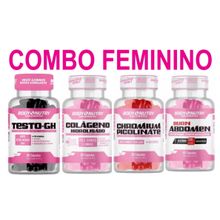 Combo Top Feminino 4 potes Body Nutry melhor combo feminino