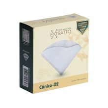 Filtro de Papel Extratto Cônico 100 unidades compatível com V60 02