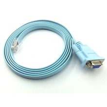 Cabo Console Adaptador Serial Db 9 Fêmea Para Rj 45 Macho