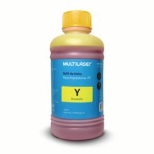 Refil de Tinta para Cartucho Impressoras HP 250ml Amarelo Multi - RF012 RF012