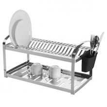 Escorredor para 20 Pratos Brinox Suprema 2099/120 em Aço Inox