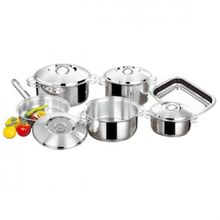 Conjunto de Panelas Tramontina Solar Inox - 6 Peças