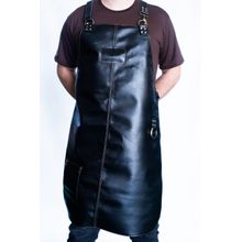 Avental De Churrasco em Couro Legítimo, Modelo Americano, Ely Couros