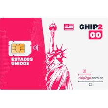 Chip Internacional EUA - 15 dias - Internet 5G Ilimitada - Chip2Go