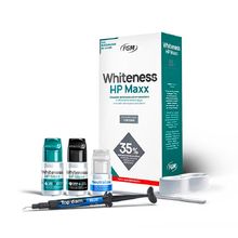 Clareador Whiteness Hp Maxx 35% Com Top Dam 3 Pacientes - FGM