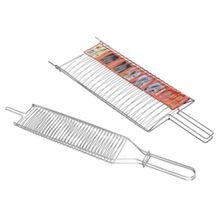 Conjunto de Grelhas para Peixe e Coraçãozinho Utimil em Aço Cromado – 2 Peças