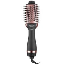 Escova Secadora Britânia Soft BES20 Tourmaline Íon com Cabo Giratório e 1100W Preta/Rose - Bivolt