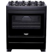 Fogão Dako 5 Bocas Supreme Glass com Acendimento Automático – Preto