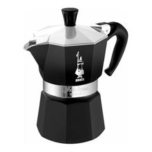 Cafeteira Italiana Bialetti Moka Preta 6 Xícaras Cafeteira Italiana Moka Espress Preta Bialetti 6 xícaras